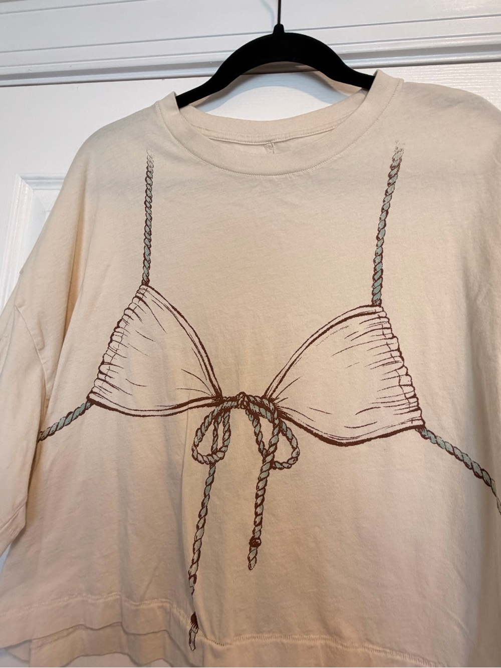American Eagle Cropped Bikini Shirt - Picture 2 of 3